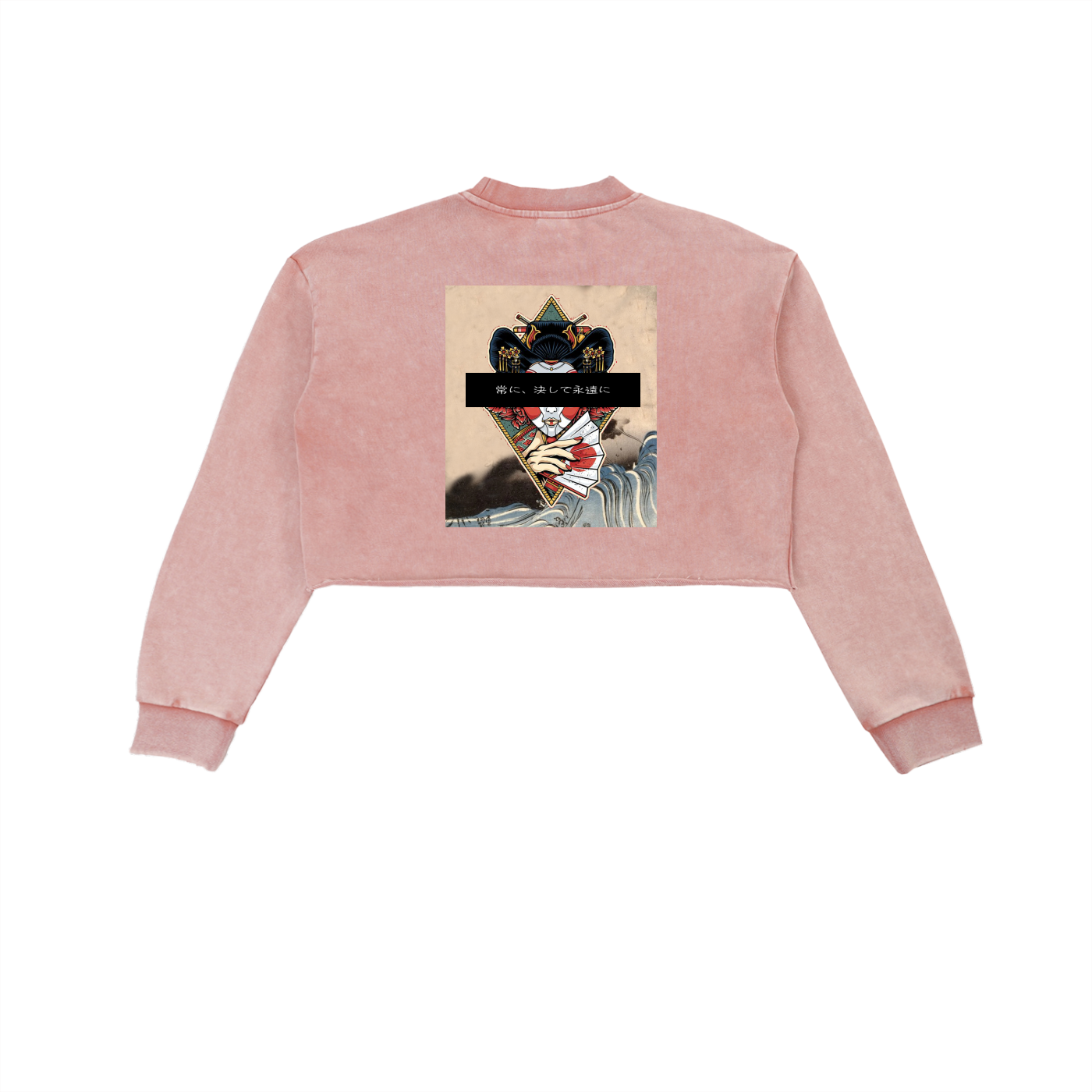 Legacy Logo Snow Washed Women's Cropped Sweatshirt