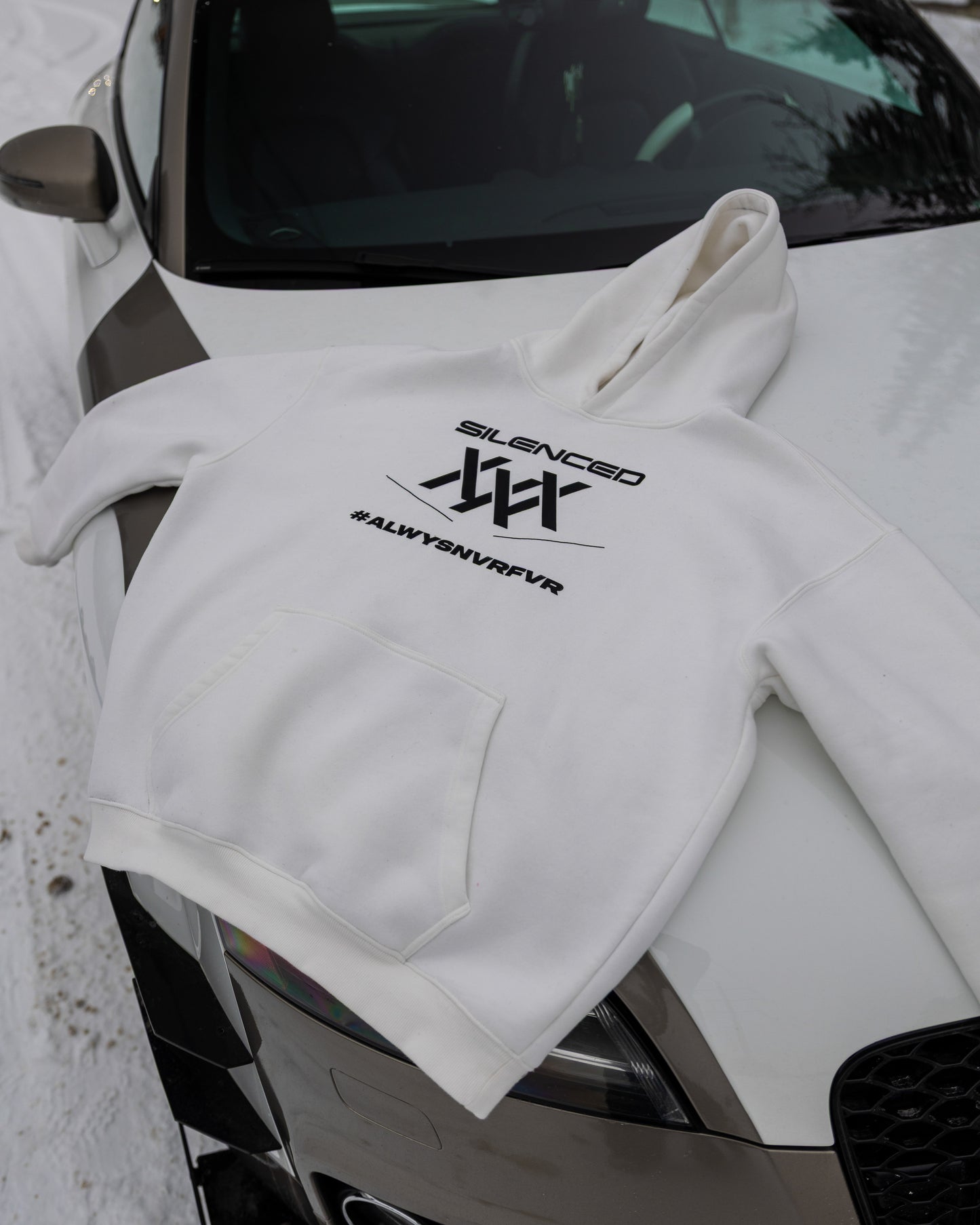 Whiteout INTL Oversize Fleeced Hoodie