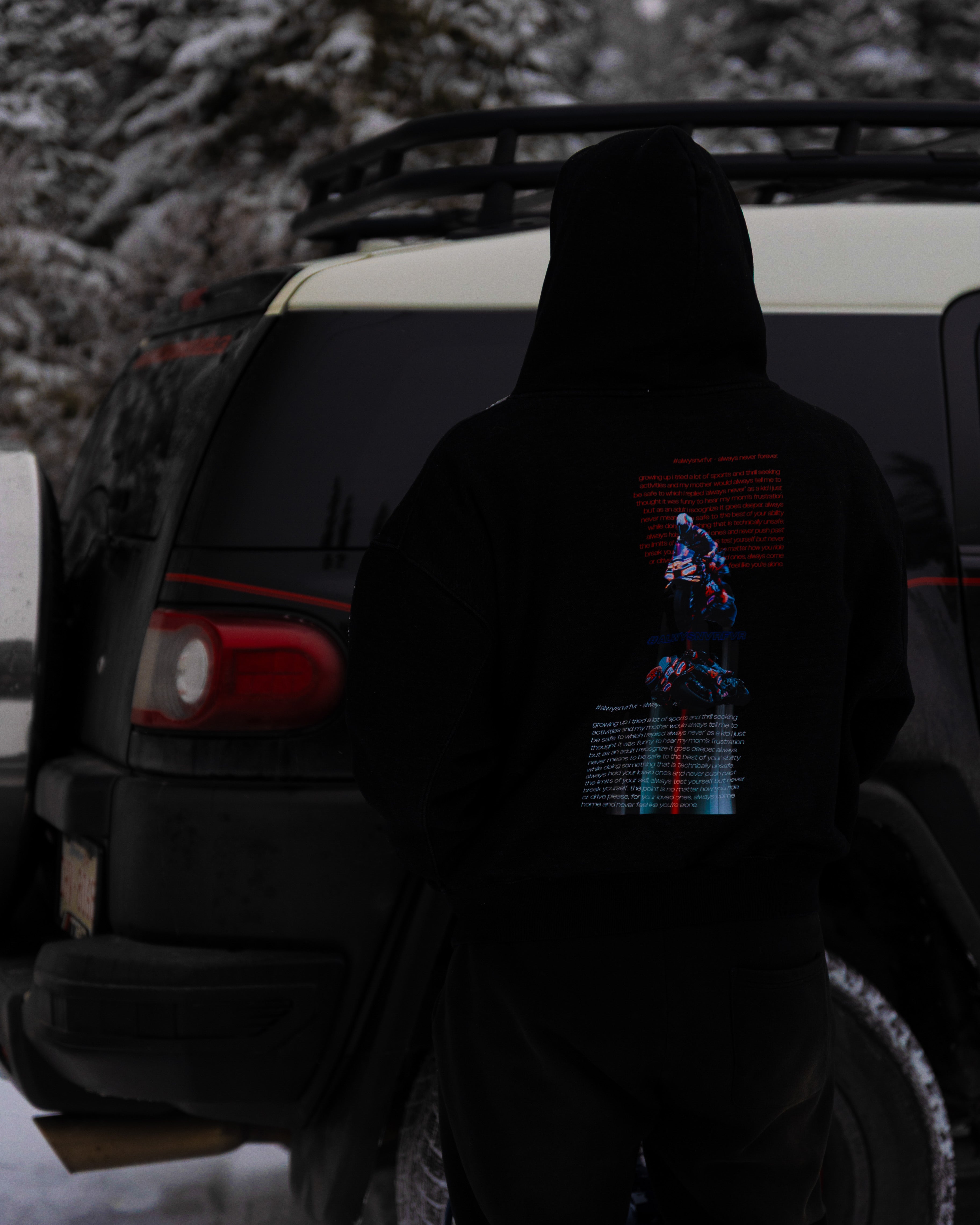 #ANF Legacy Logo Frayed Enzyme Washed Fleece Hoodie