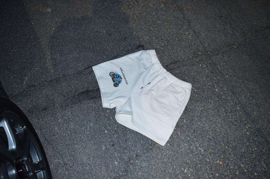 #alwysnvrfvr Streetwear Unisex Fleece Loose Fit Shorts