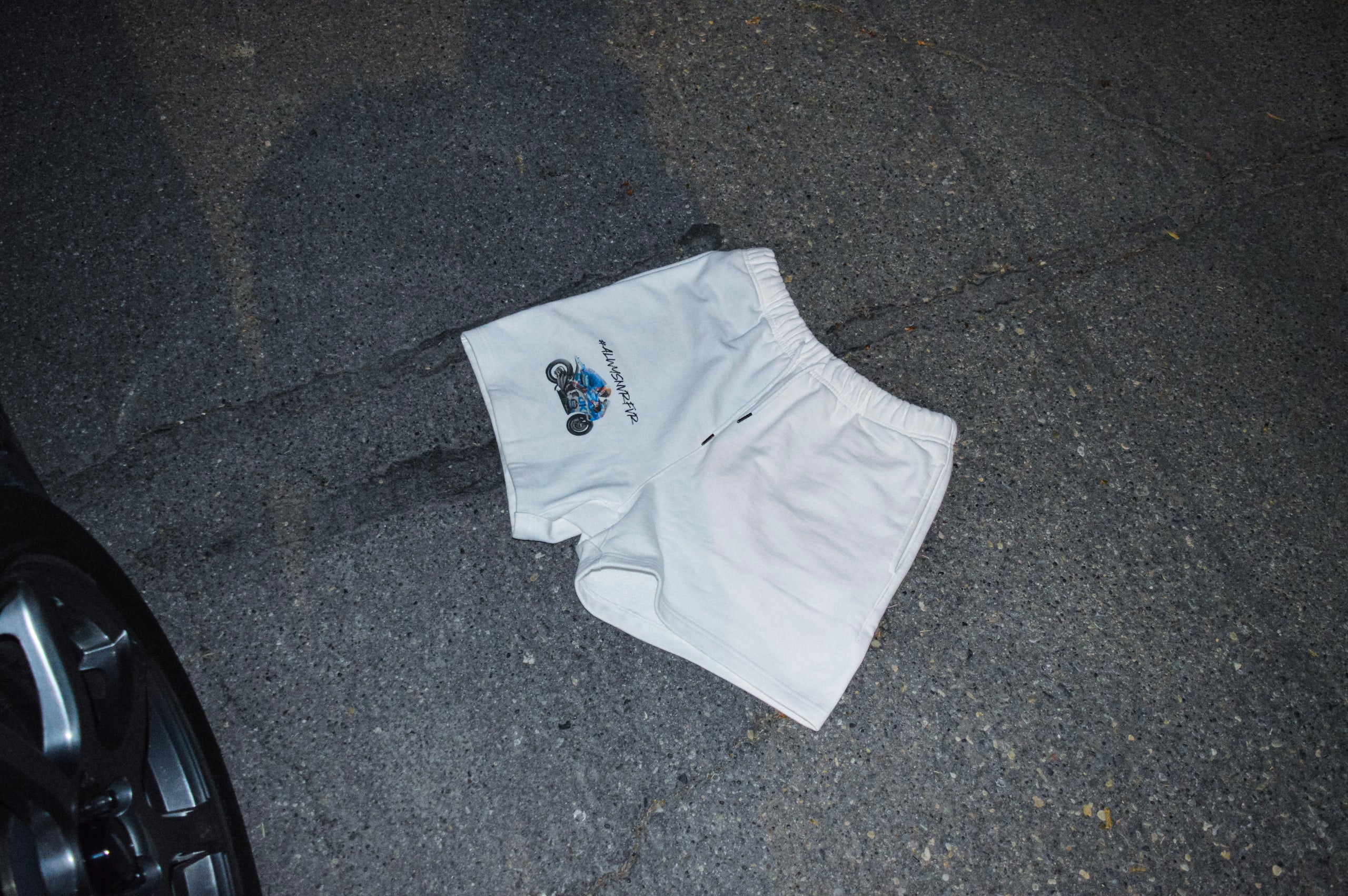 #alwysnvrfvr Streetwear Unisex Fleece Loose Fit Shorts