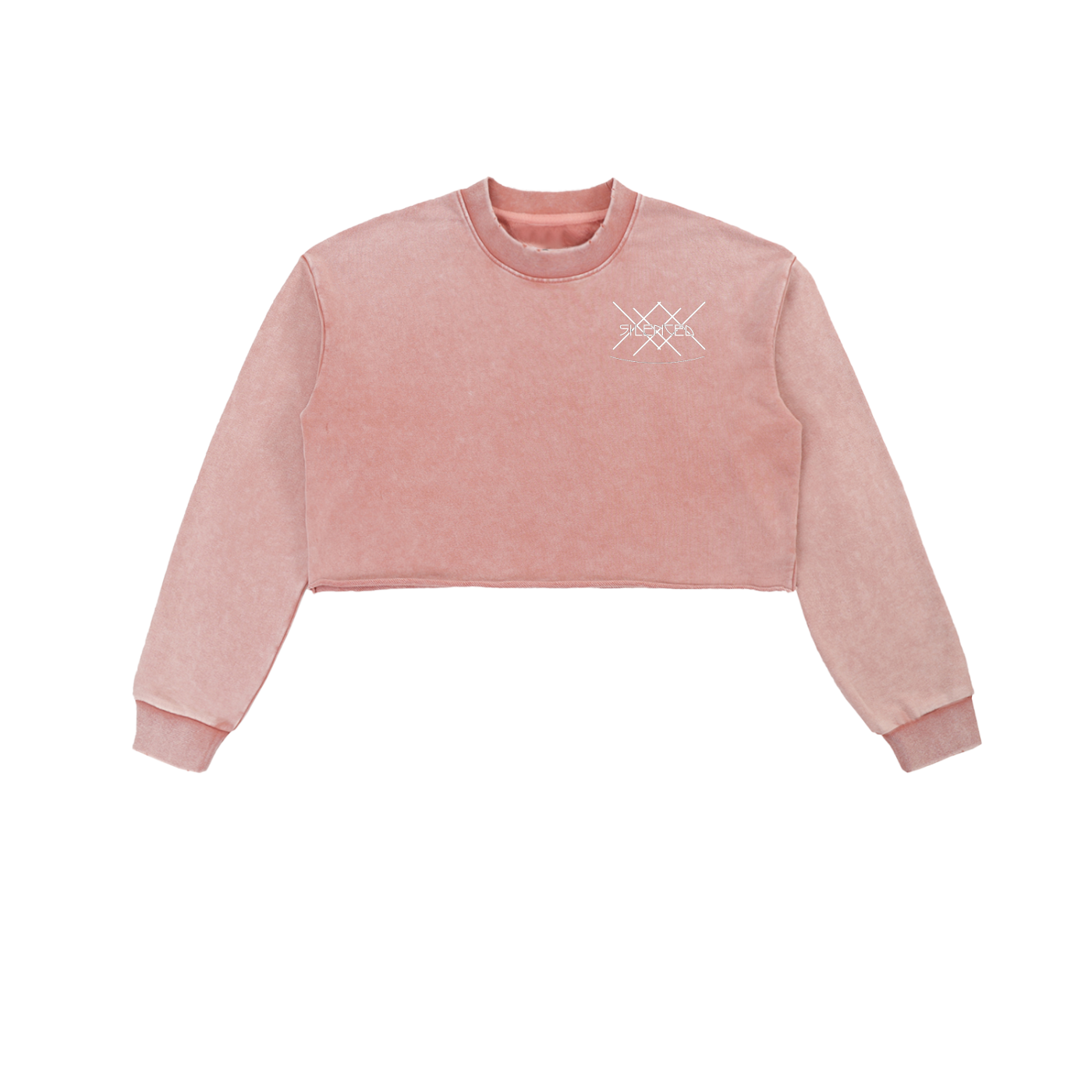 Legacy Logo Snow Washed Women's Cropped Sweatshirt